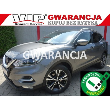 Nissan Qashqai - 1,3i Navi Półskóra Klimatronik Alu Ledy Opłacony ViP Gwarancja