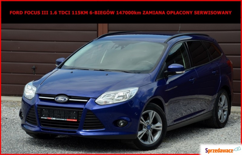 Ford Focus  Kombi 2014,  1.6 diesel - Na sprzedaż za 28 900 zł - Zamość