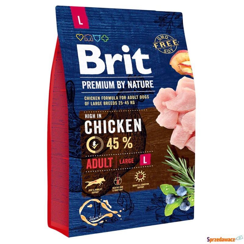 Brit Premium by Nature Adult L - 3 kg - Karmy dla psów - Wodzisław Śląski