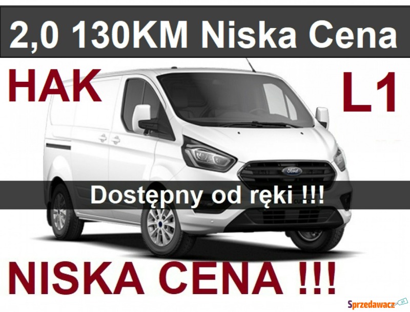 Ford Transit Custom 2023,  2.0 diesel - Na sprzedaż za 129 150 zł - Szczecinek