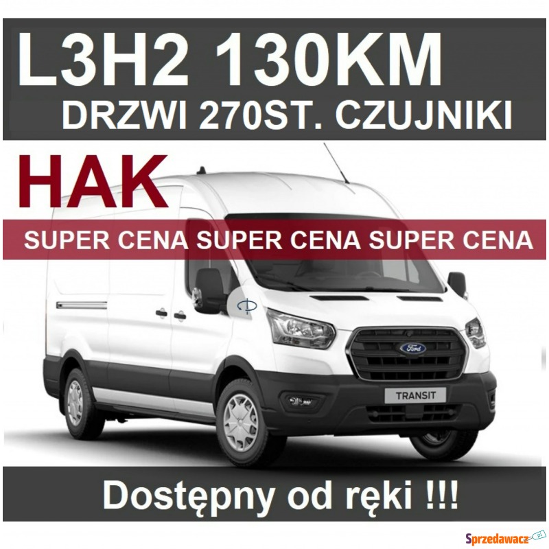 Ford Transit - L3H2 130KM HAK hol. Super Niska... - Dostawcze i ciężarowe - Szczecinek