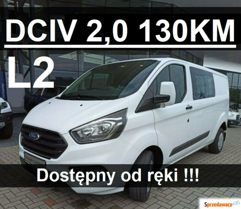 Ford Transit Custom - Brygadowy 6-osob. 130KM... - Dostawcze i ciężarowe - Szczecinek