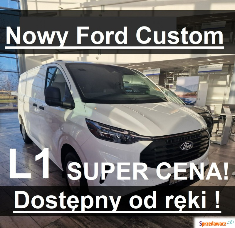 L1 Nowy Ford Custom 136KM L1  Dostępny od ręki... - Dostawcze i ciężarowe - Szczecinek