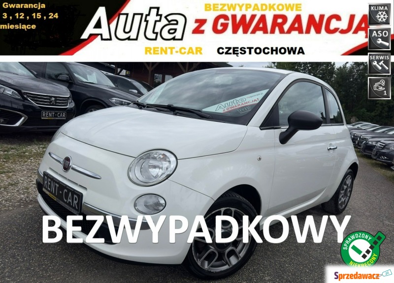 Fiat 500 - 1.3Mjet*95PS*OPŁACONY Bezwypadkowy... - Samochody osobowe - Częstochowa