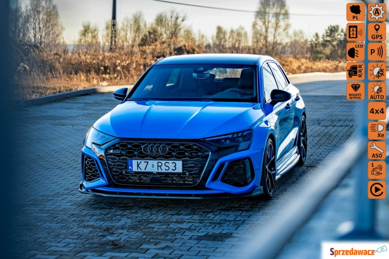 Audi RS3  Coupe/Sportowy 2022,  2.5 benzyna - Na sprzedaż za 269 999 zł - Ropczyce