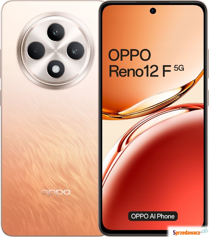 Smartfon Oppo Reno12 F 5G 8/256GB Pomarańczowy... - Telefony komórkowe - Swarzędz