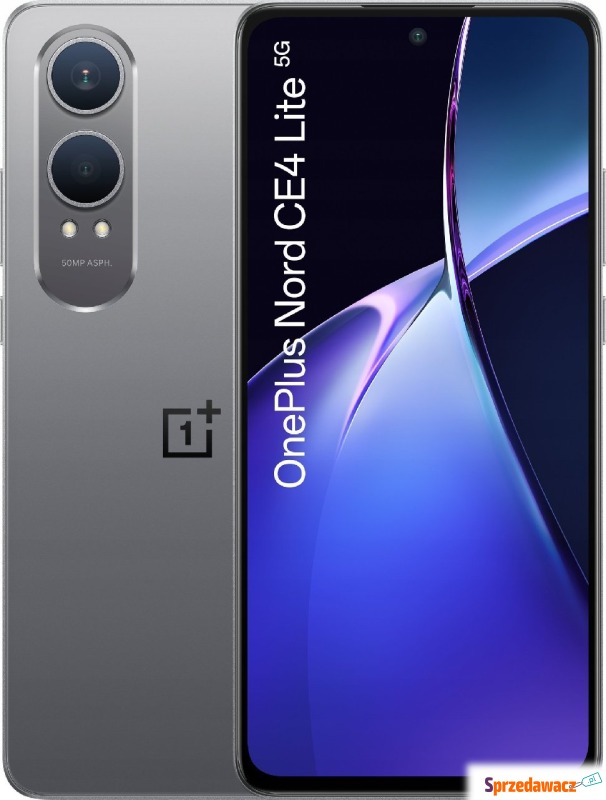 Smartfon OnePlus Nord CE4 Lite 5G 8/256GB Srebrny... - Telefony komórkowe - Tarnowskie Góry