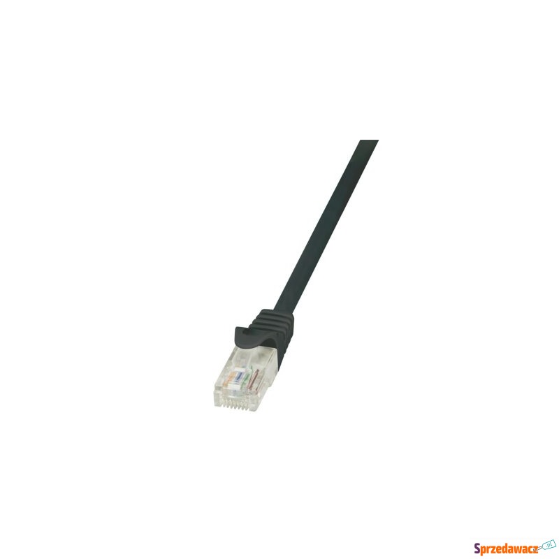 LogiLink Patchcord CAT.6 U/UTP 0,5m czarny - Kable pozostałe - Sieradz