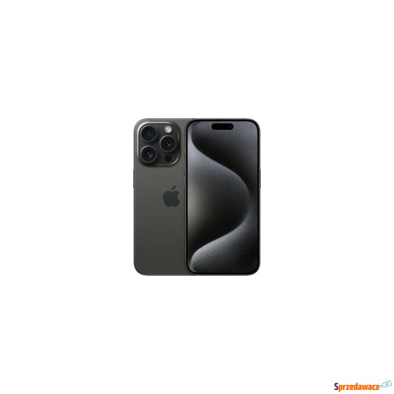 Smartfon Apple iPhone 15 Pro 512GB tytan czarny - Telefony komórkowe - Tczew