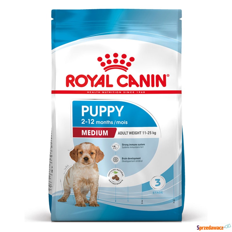 Dwupak Royal Canin Medium - Puppy, 2 x 15 kg - Karmy dla psów - Toruń