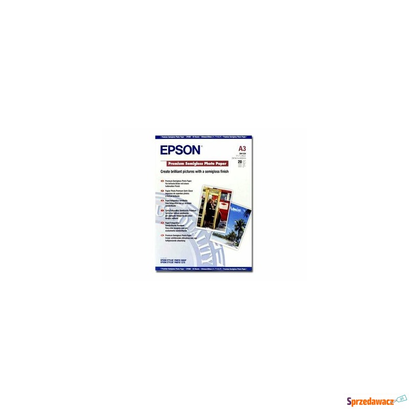 Papier fotograficzny Epson C13S041334 A3 20 arkuszy - Akcesoria fotograficzne - Kołobrzeg