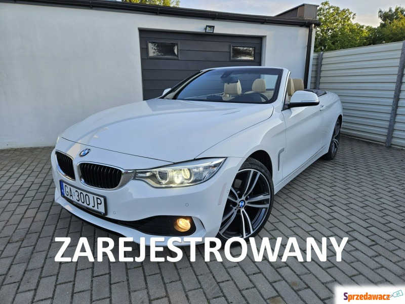 BMW Seria 4  Kabriolet 2015,  2.0 benzyna - Na sprzedaż za 85 800 zł - Gdynia