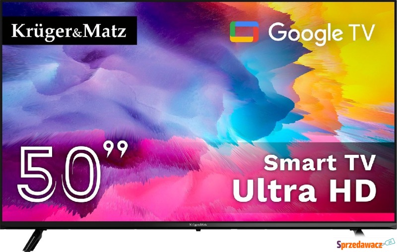 Telewizor Kruger&Matz KM0250UHD-SA LED 50'' 4K... - Telewizory - Słupsk