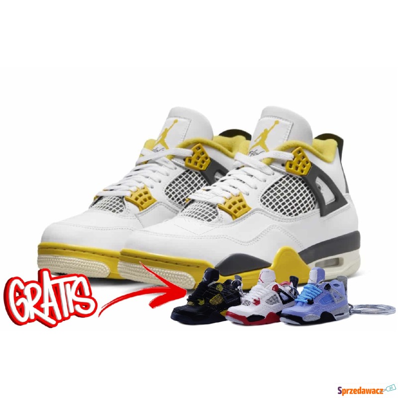 Nike Air Jordan 4 Vivid Sulfur / AQ9129-101 - Buty sportowe miejskie... - Białystok