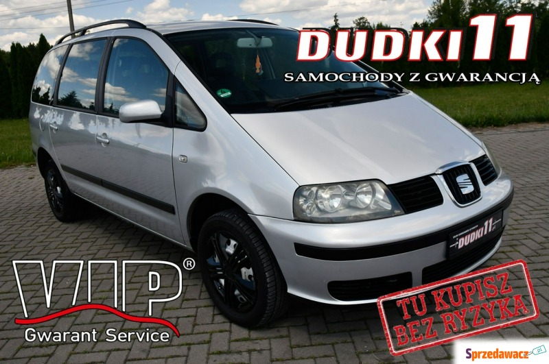 Seat Alhambra - 2,0benzyna. 7 Osobowe.Hak.Klimatr... - Samochody osobowe - Kutno