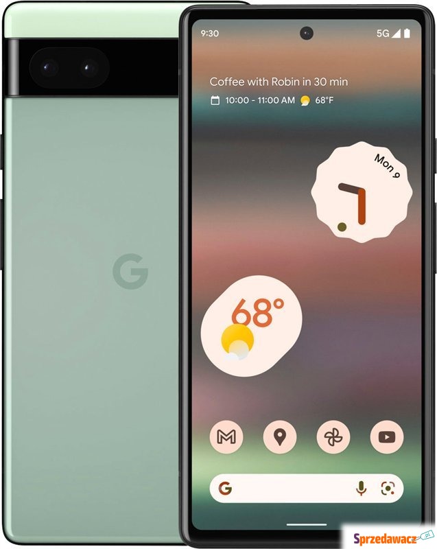 Smartfon Pixel 6a 5G 6/128GB Zielony (GA03715-GB) - Telefony komórkowe - Bielany Wrocławskie