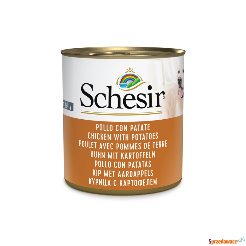 Schesir, karma w puszkach, 6 x 285 g  - Kurczak... - Karmy dla psów - Szczecin