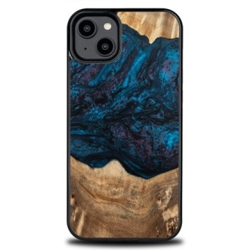 Drewniane etui Bewood do iPhone 15 Plus, Neptun