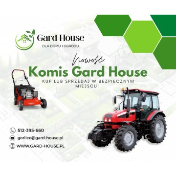 Komis maszyn w Gard House - znajdź idealny sprzęt do swojego ogrodu!