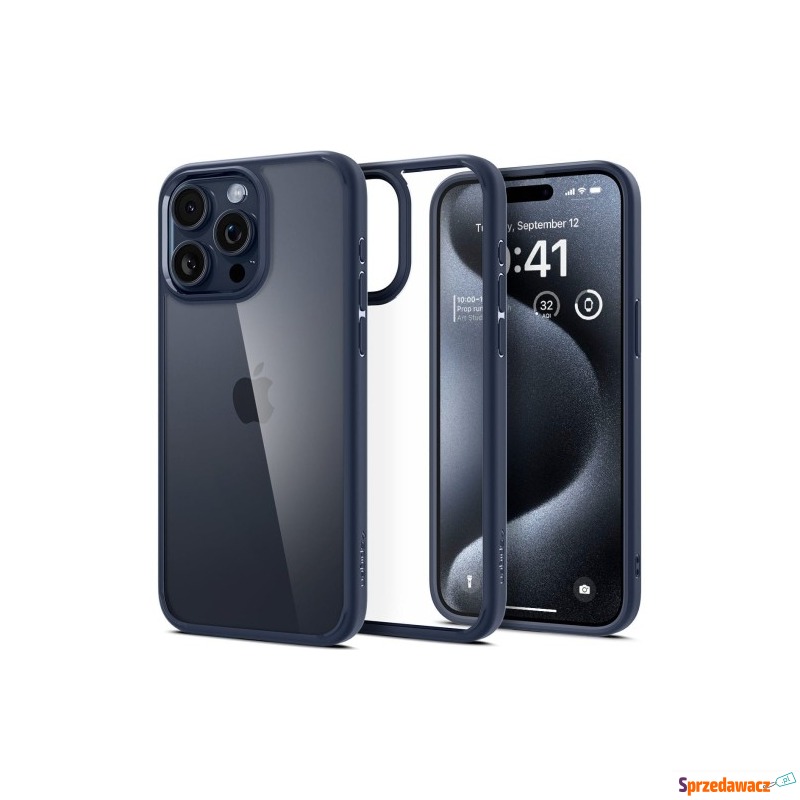 Etui Spigen Ultra Hybrid do iPhone 15 Pro, pr... - Etui na telefon - Płock