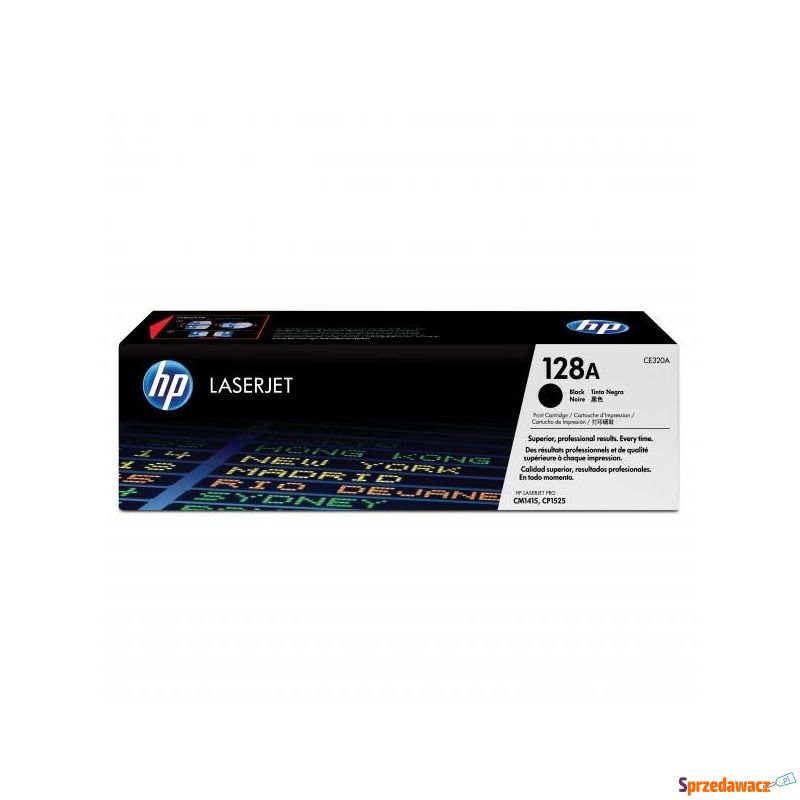 Oryginalny czarny toner HP 128A CE320A - Tusze, tonery - Mysłowice