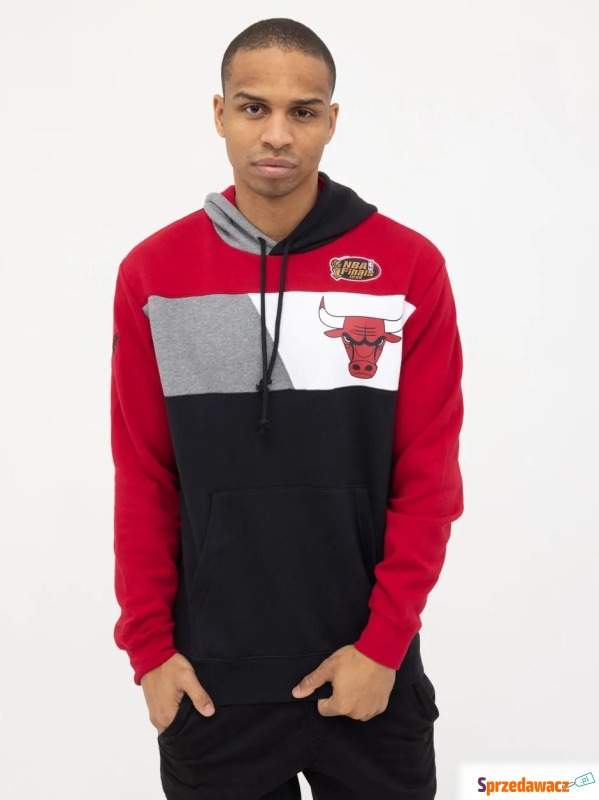 Bluza Z Kapturem Mitchell & Ness Chicago Bulls... - Bluzy męskie - Rogoźnik