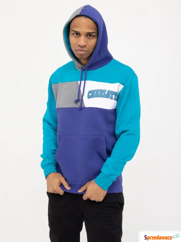 Bluza Z Kapturem Mitchell & Ness Charlotte Hornets... - Bluzy męskie - Białystok