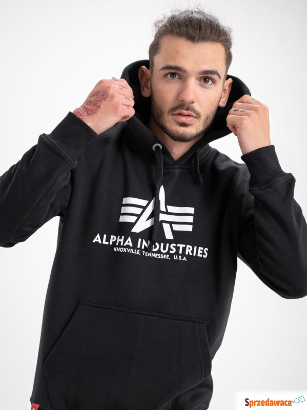 Bluza Z Kapturem Męska Alpha Industries Basic... - Bluzy męskie - Poznań