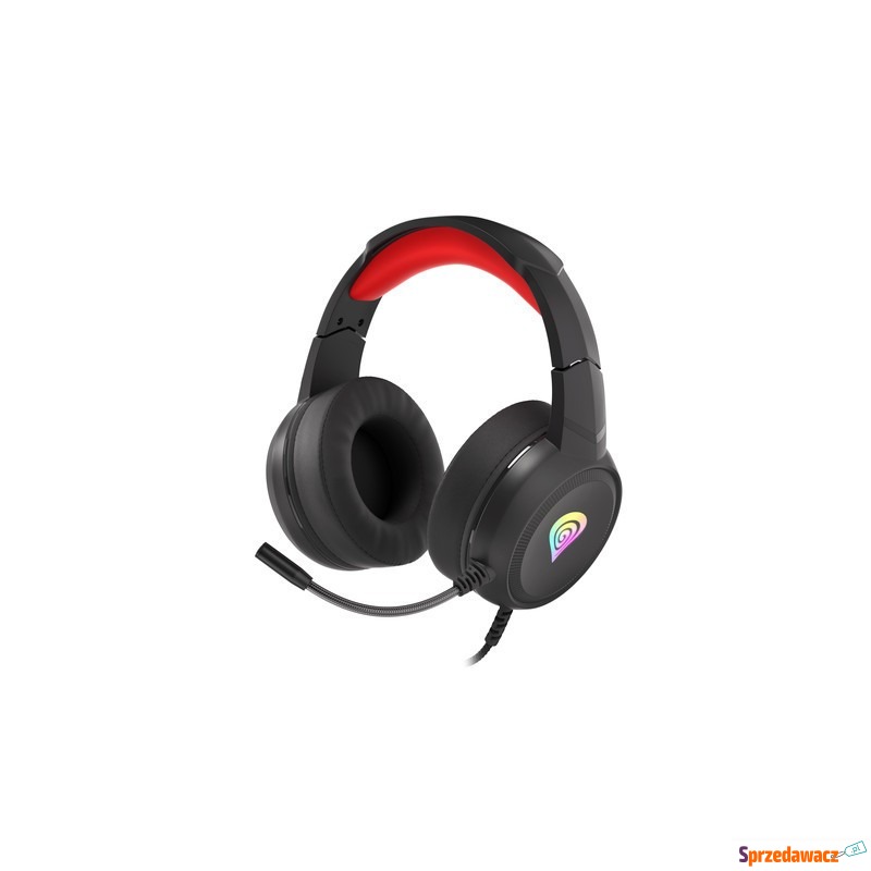 Nauszne Genesis Neon 200 RGB - Słuchawki - Czarne