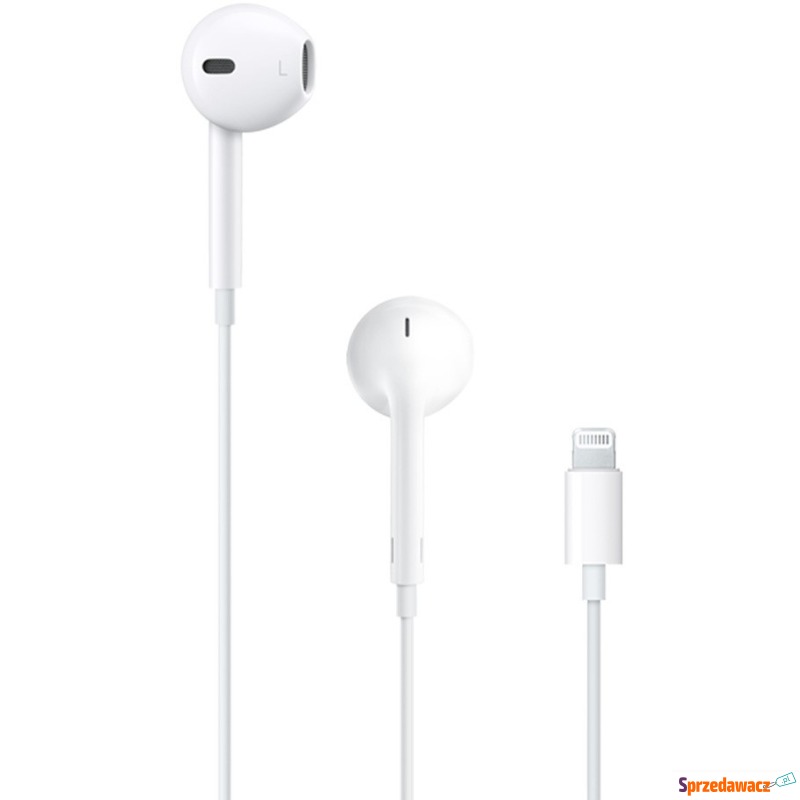 Douszne Apple EarPods ze złączem Lightning - Słuchawki - Kraków