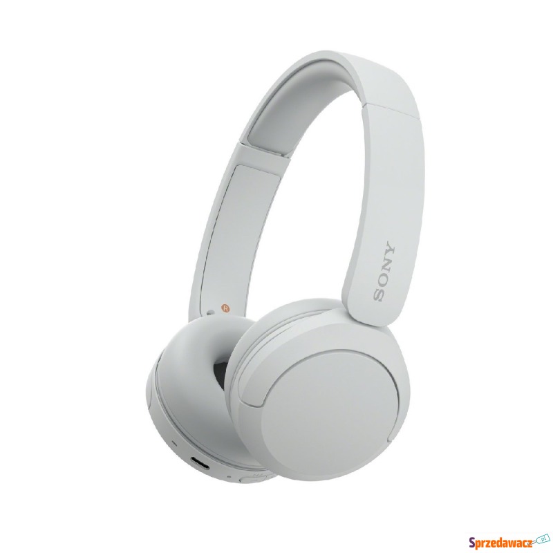Nauszne Sony WHCH520 Białe - Słuchawki - Leszno
