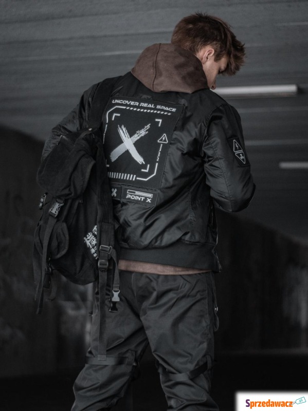 Kurtka Bomber Techwear Czarna Point X Space - Kurtki męskie - Mysłowice