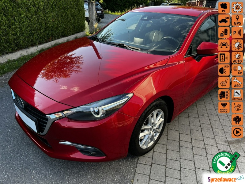 Mazda 3  Hatchback 2017,  2.0 benzyna - Na sprzedaż za 69 900 zł - Gdów