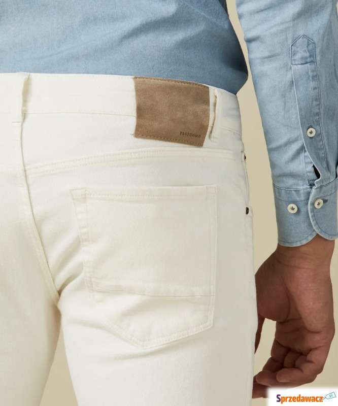 Spodnie jeansy białe Profuomo 30 - Spodnie męskie - Stalowa Wola