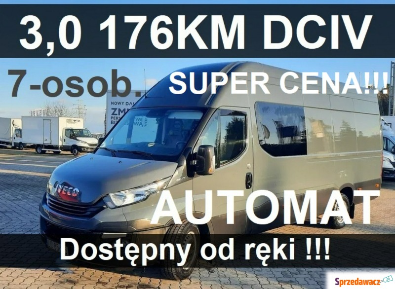 Iveco Daily 35S18 H - 16m3 L4H2 7-os Brygadowy... - Dostawcze i ciężarowe - Szczecinek