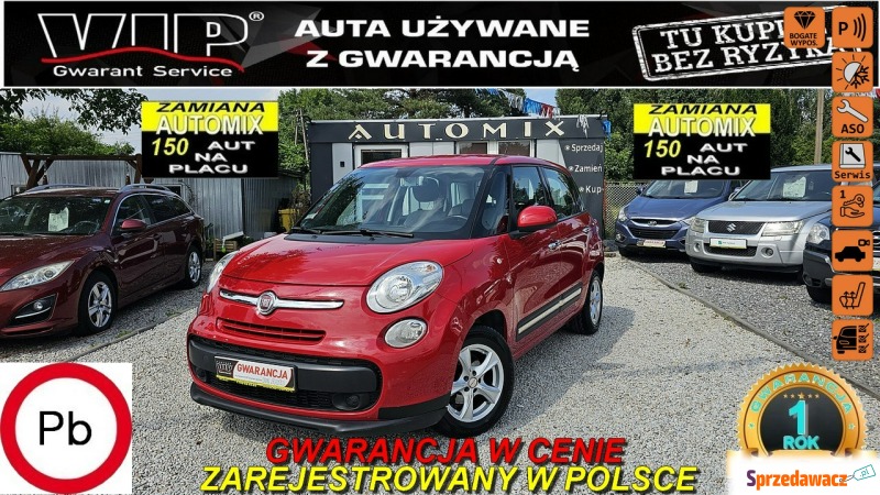 Fiat 500L  SUV 2013,  1.4 benzyna - Na sprzedaż za 34 800 zł - Świdnica