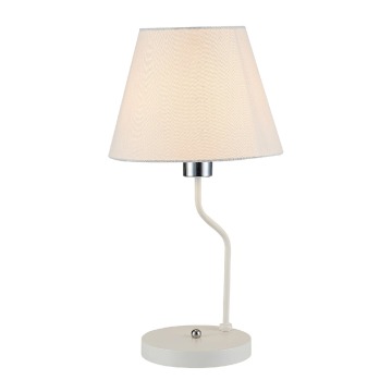 Candellux Ledea York 50501101 lampa stołowa lampka 1x60W E14 biała