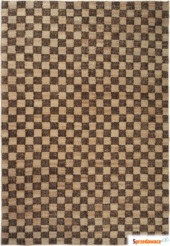 Dywan Check 200 x 300 cm brązowy - Dywany, chodniki - Toruń