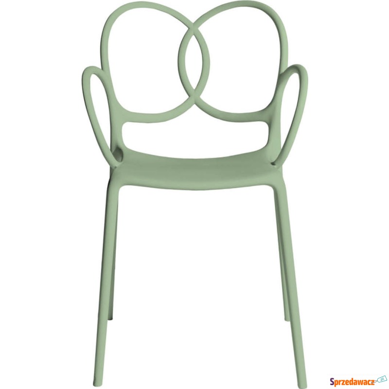 Krzesło Sissi zielone z podłokietnikami - Fotele, sofy ogrodowe - Legnica