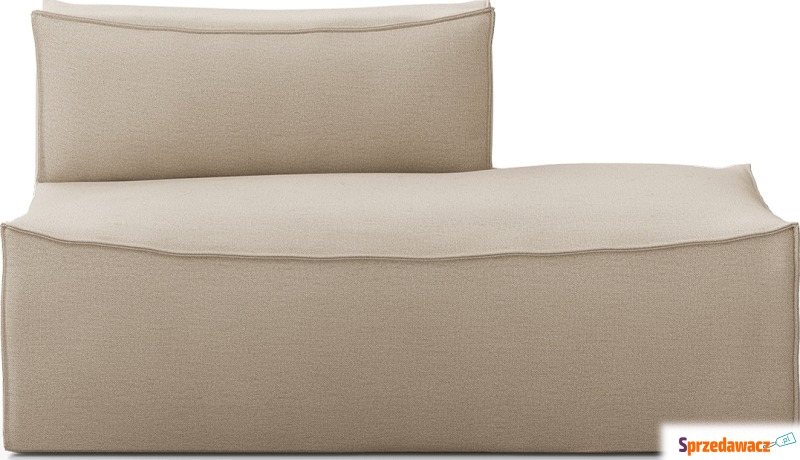 Leżanka lewostronna Catena Rich Linen 150 cm beżowa - Sofy, fotele, komplety... - Elbląg