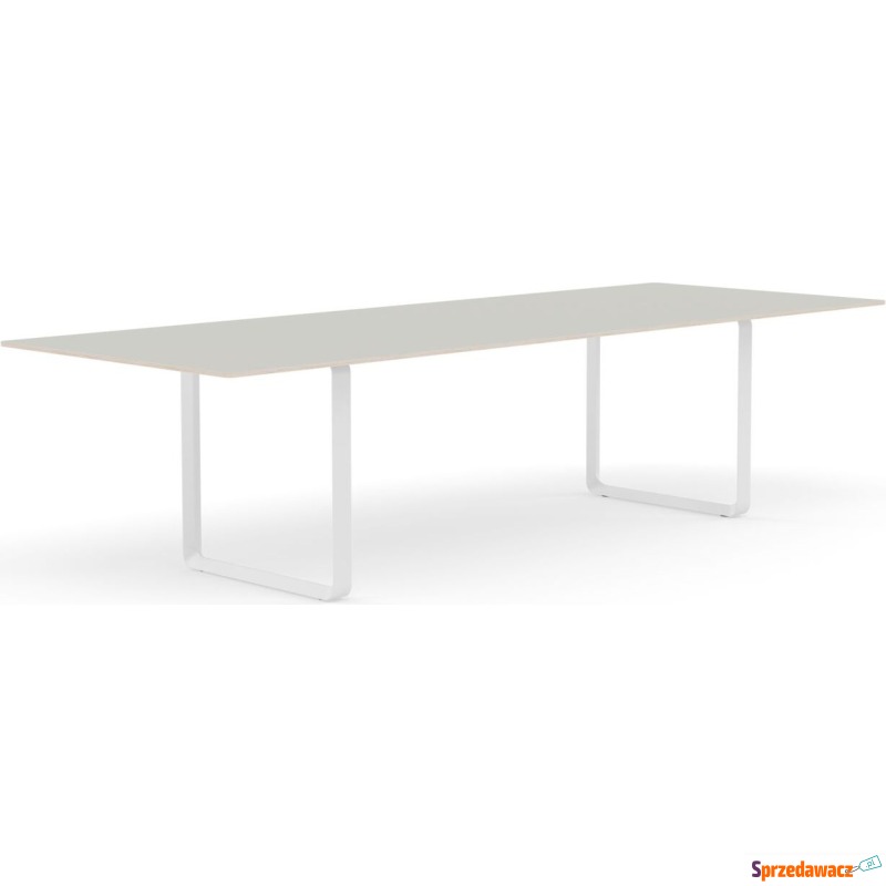 Stół Muuto 295 x 108 cm szary nogi białe - Stoły kuchenne - Kędzierzyn-Koźle