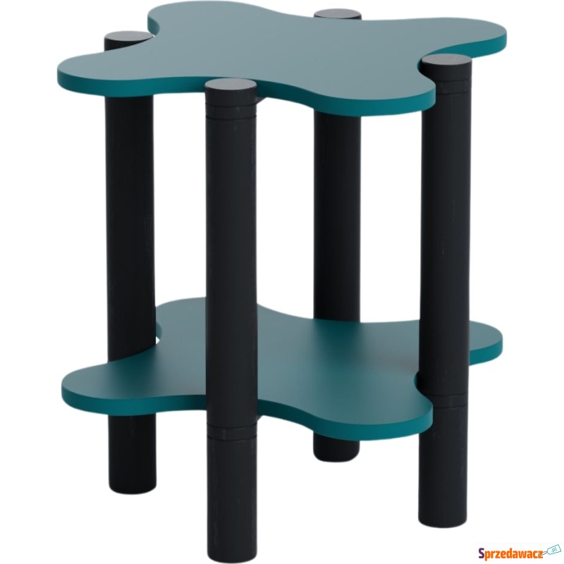 Stolik Savia S zielony nogi czarne - Stoły, stoliki, ławy - Słupsk