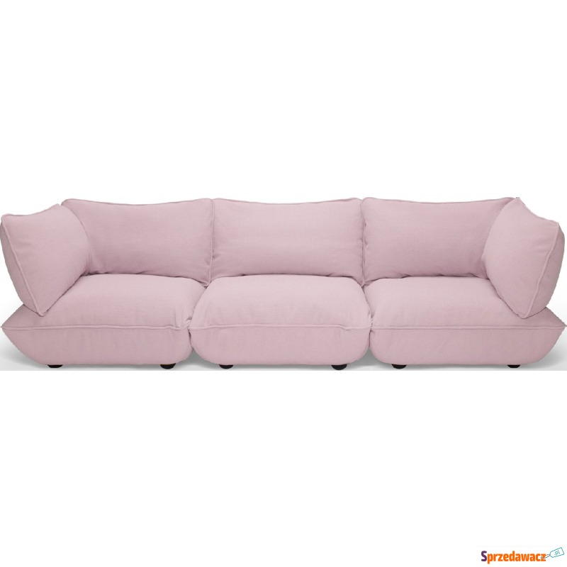 Sofa Sumo duża różowa - Sofy, fotele, komplety... - Pruszków