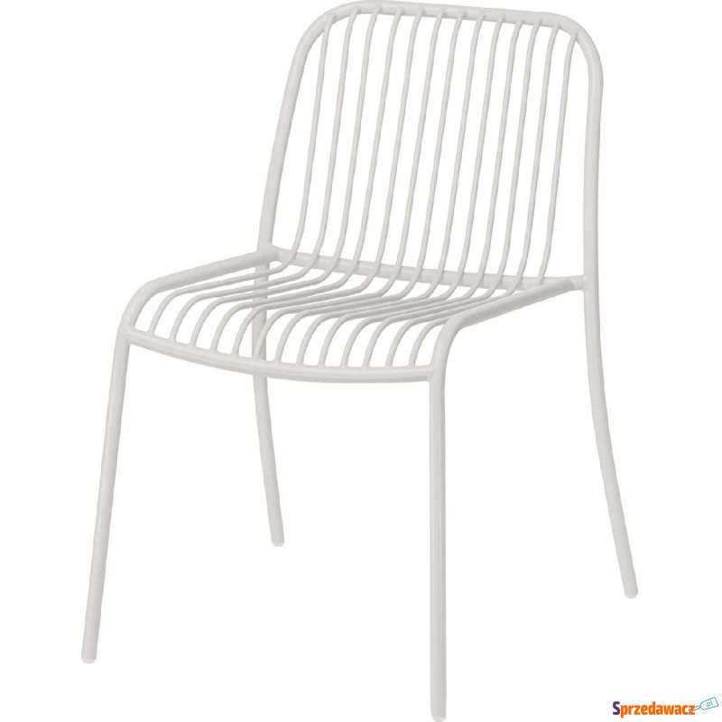 Krzesło ogrodowe Yua Wire jasnoszare - Fotele, sofy ogrodowe - Gdynia