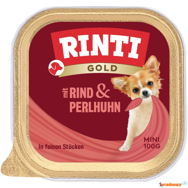 Megapakiet RINTI Gold Mini, 24 x 100 g - Wołowina... - Karmy dla psów - Piotrków Trybunalski