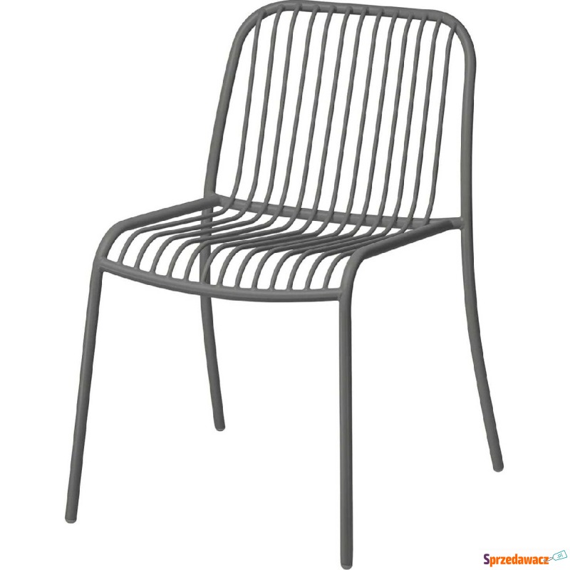 Krzesło ogrodowe Yua Wire ciemnoszare - Fotele, sofy ogrodowe - Szczecin