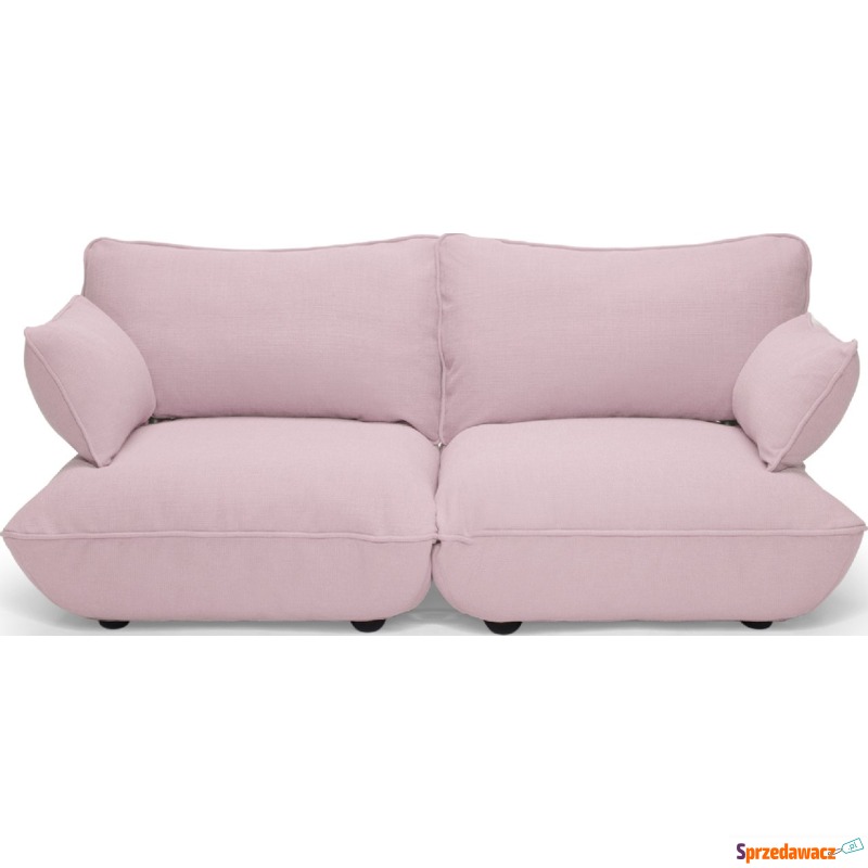 Sofa trzyosobowa Sumo różowa - Sofy, fotele, komplety... - Gliwice