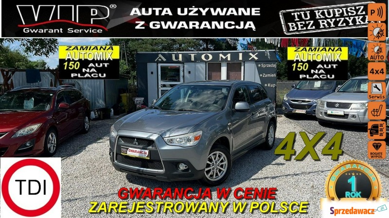 Mitsubishi ASX - 4X4 1,8 Dies , Super utrzyma... - Samochody osobowe - Świdnica