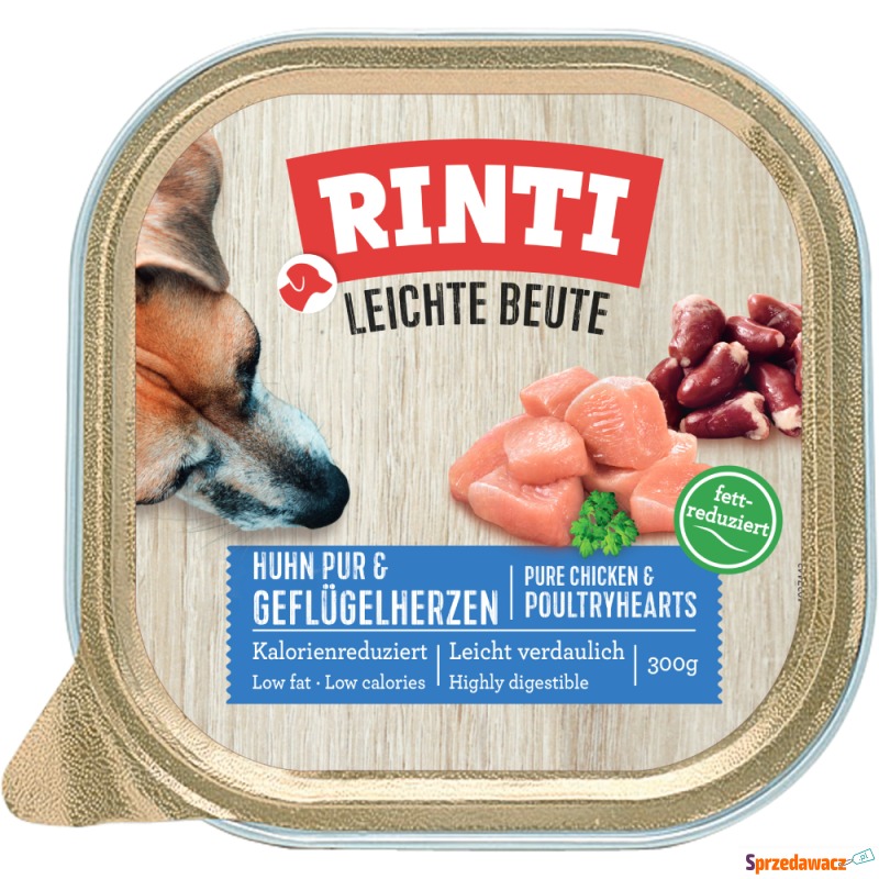 RINTI Leichte Beute, 9 x 300 g - Kurczak i serca... - Karmy dla psów - Warszawa