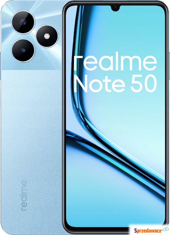 Smartfon Realme Note 50 3/64GB Niebieski (694... - Telefony komórkowe - Katowice